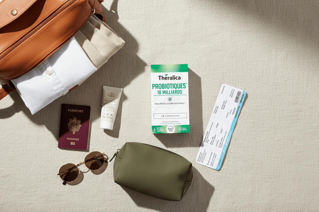 Départ en vacances imminent : la check-list compléments de votre pharmacien contre la diarrhée du voyageur - Theralica