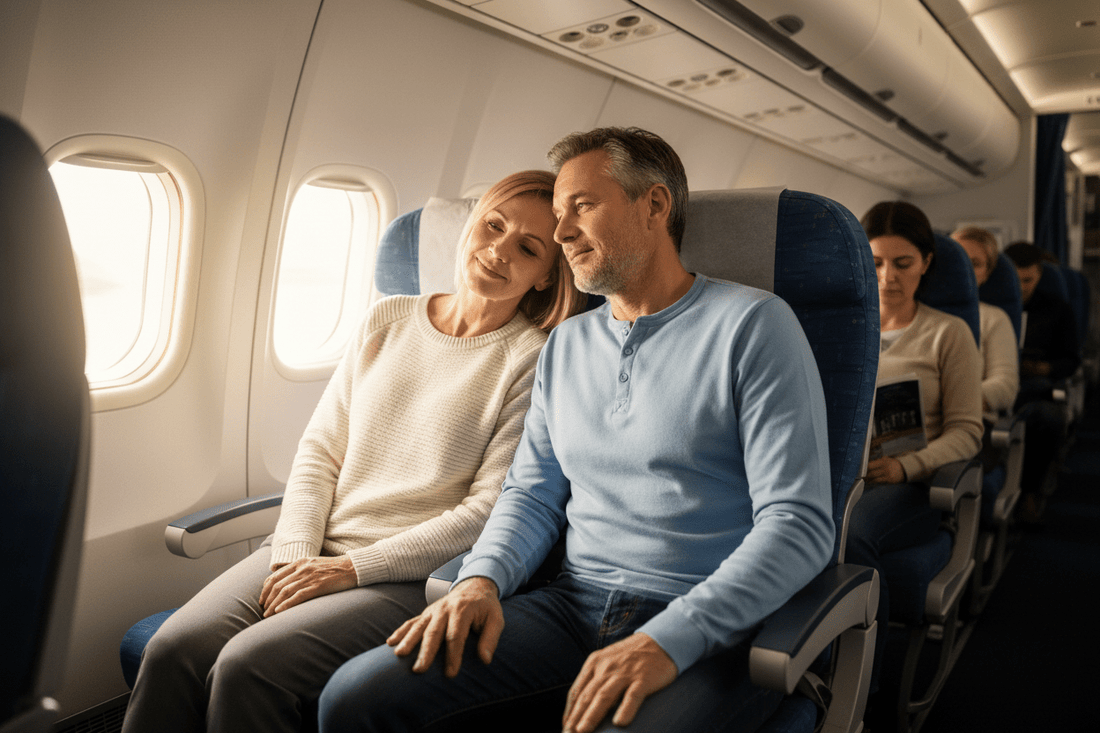 Stress en avion : pourquoi votre corps réagit et comment mieux vivre votre vol naturellement - Theralica