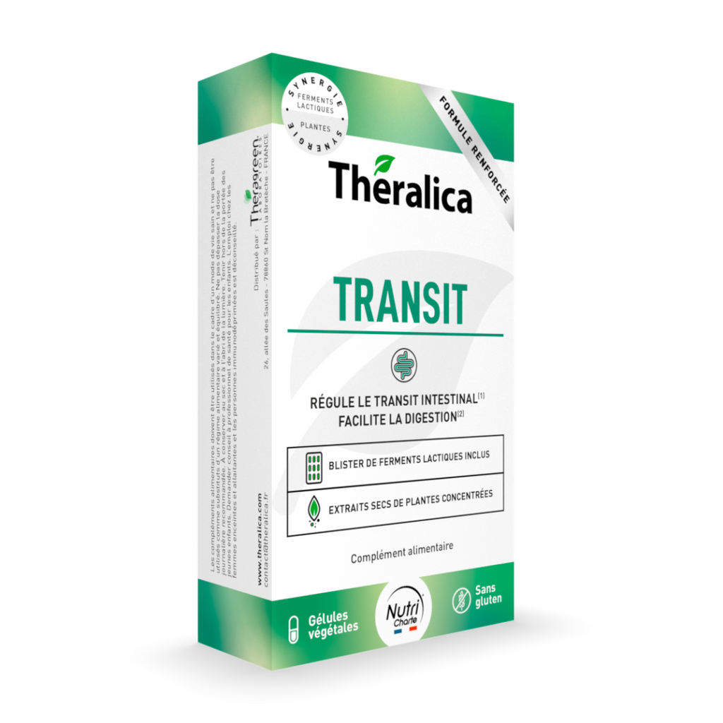 Transit Theralica — complément alimentaire transit intestinal naturel — 30 gélules