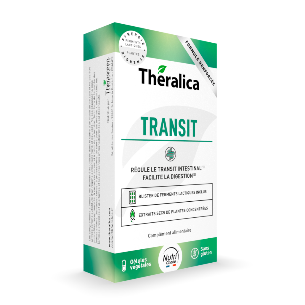 Transit Theralica — complément alimentaire transit intestinal naturel — 30 gélules