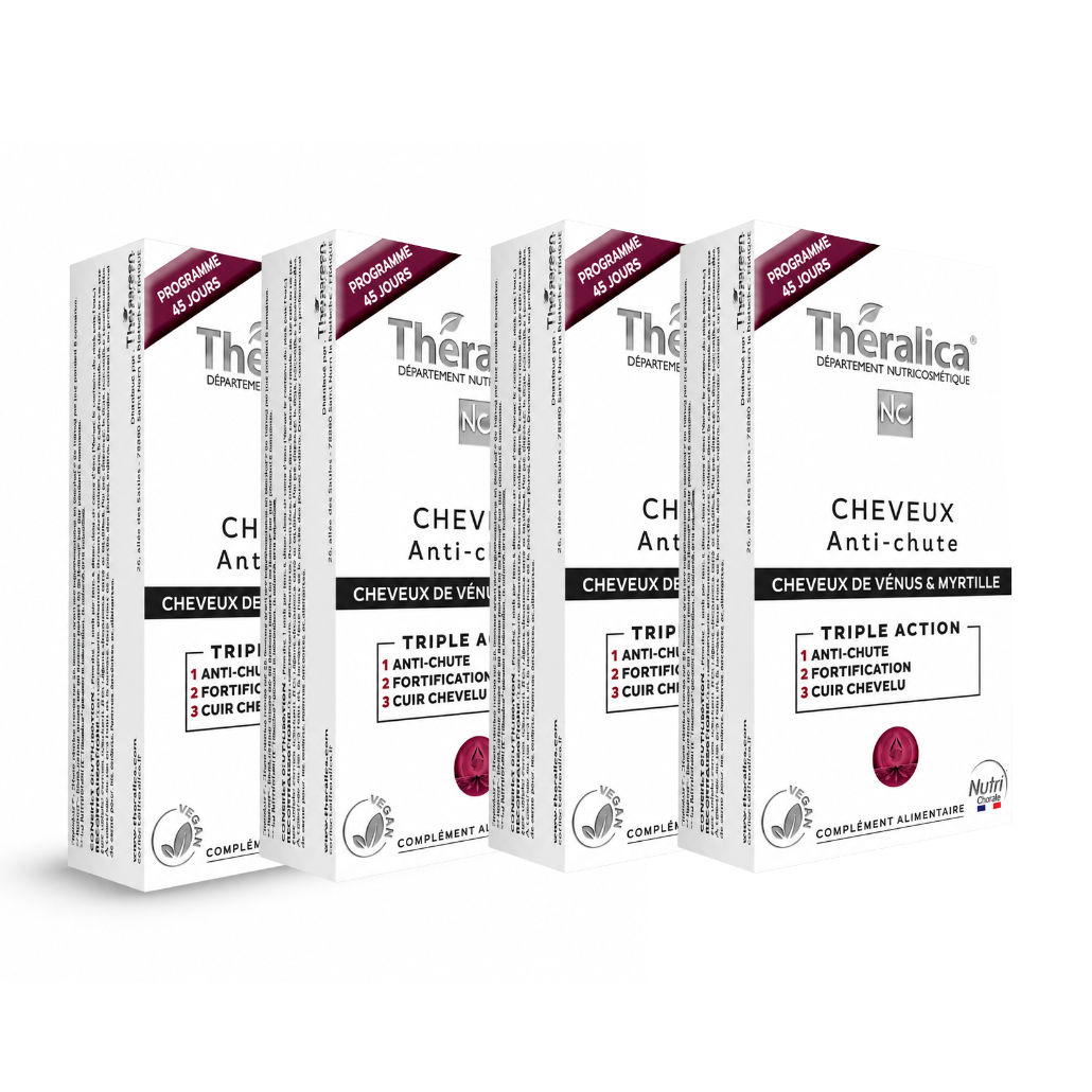 heveux Anti-chute Theralica — composition actifs naturels anti-chute — 45 gélules