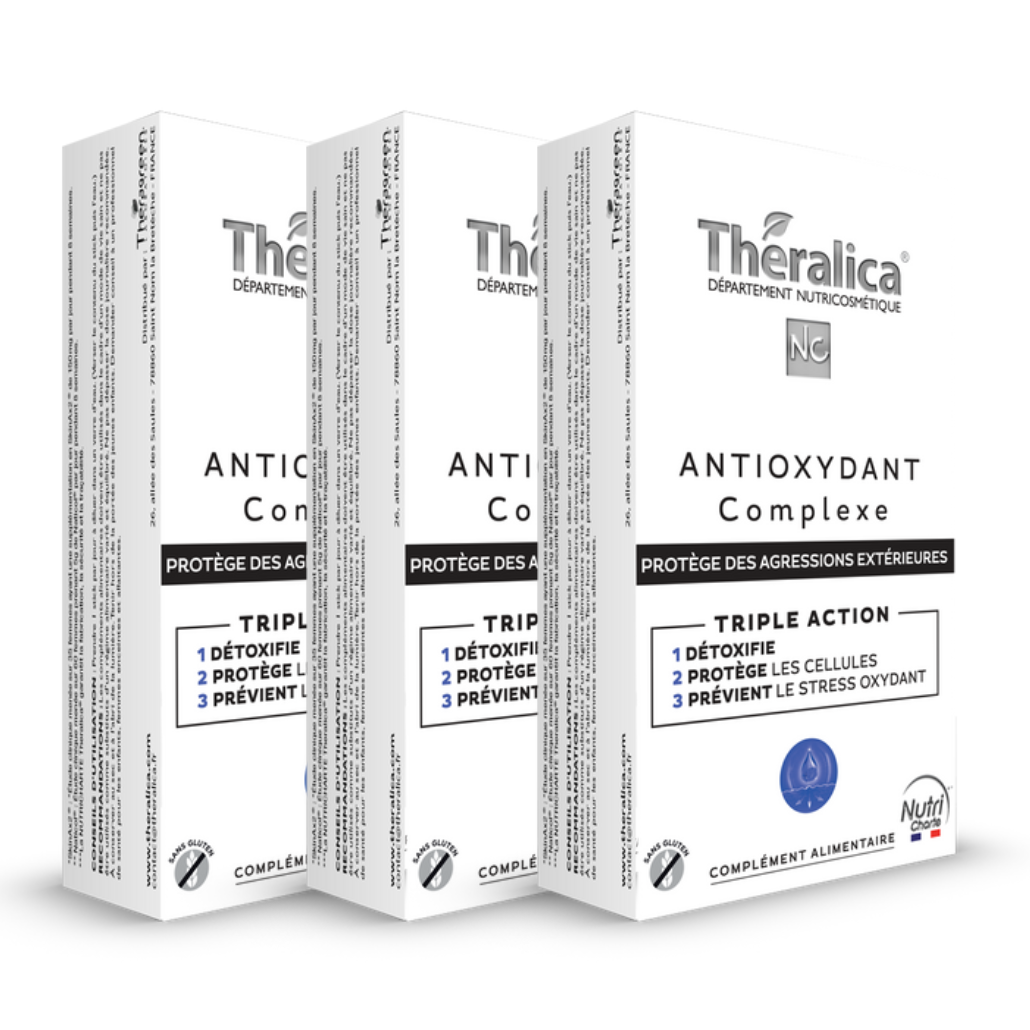 Antioxydant Theralica — formule nutricosmétique laboratoire français — 30 gélules