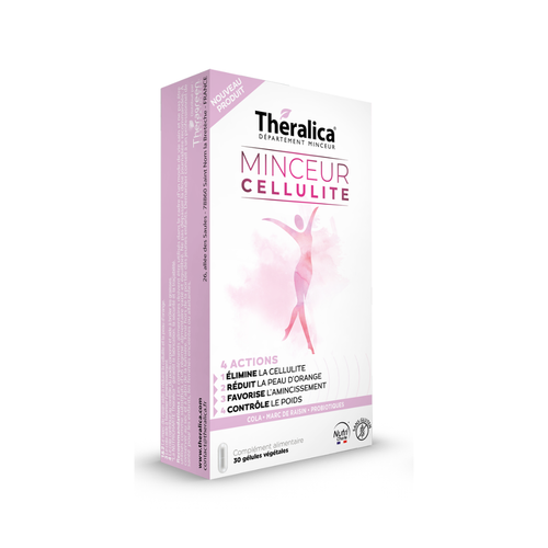 Minceur Cellulite Theralica — complément alimentaire anti-cellulite et drainage — 30 gélules