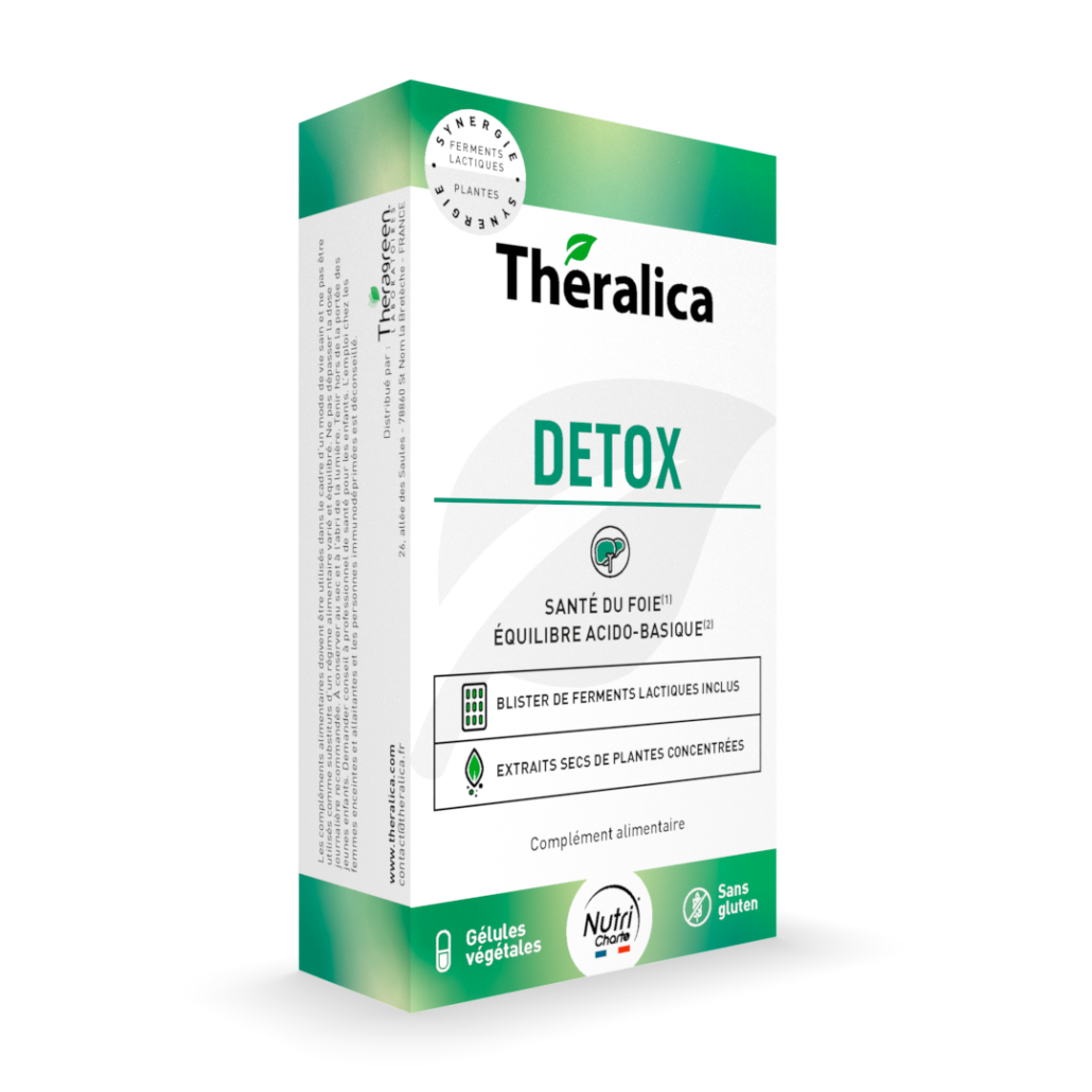 Detox Theralica — complément alimentaire détox foie et drainage — 45 gélules
