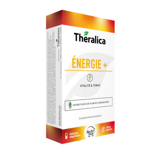 Énergie+ Theralica — complément alimentaire énergie et vitalité — 30 gélules