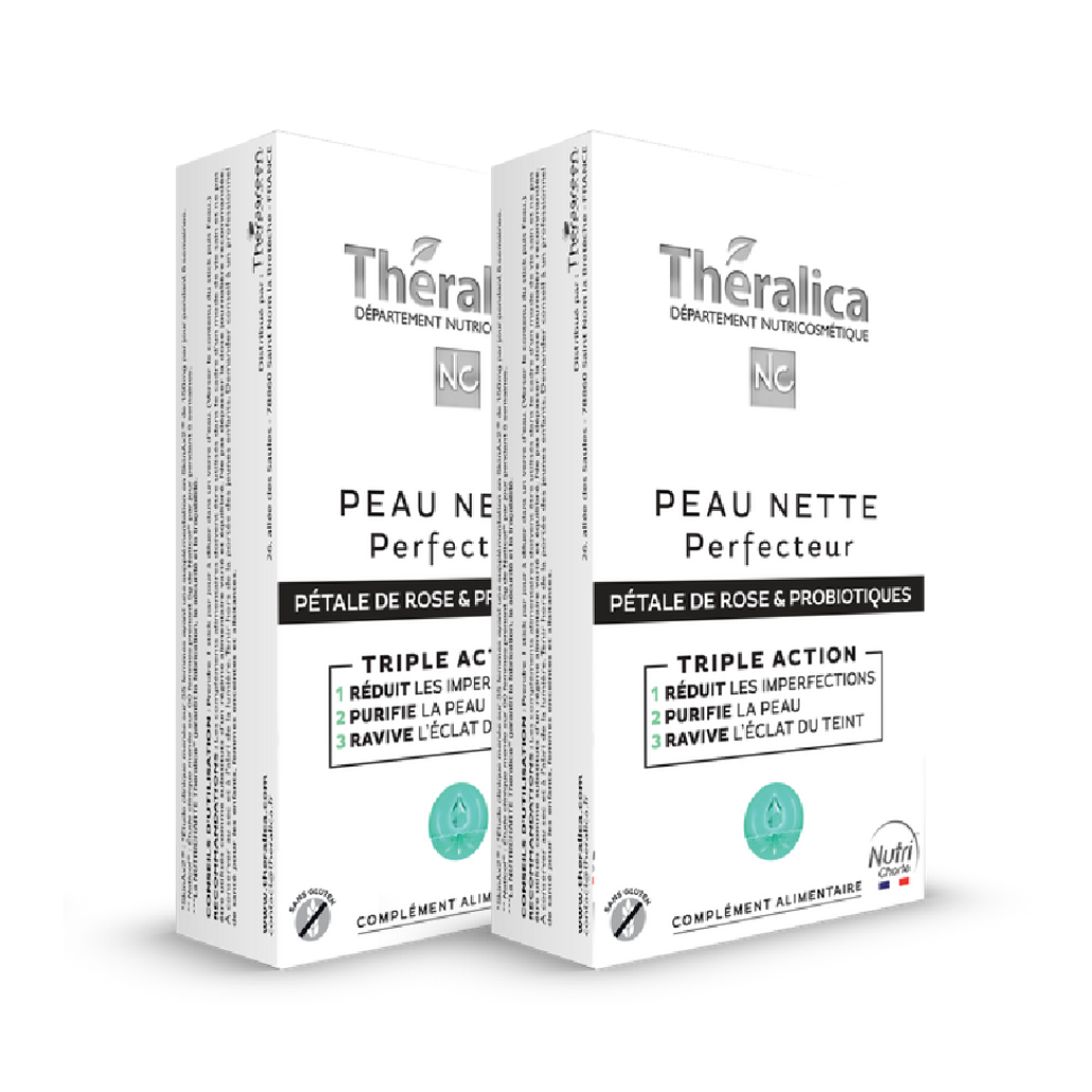 Peau Nette Perfecteur Theralica — teint net pores affinés imperfections réduites — 30 gélules