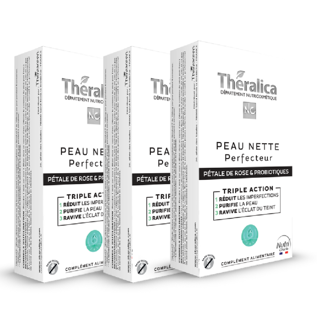 Peau Nette Perfecteur Theralica — formule nutricosmétique laboratoire français — 30 gélules