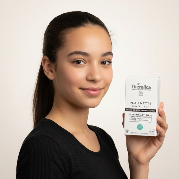 Peau Nette Perfecteur Theralica — zinc sélénium vitamine E ferments lactiques — 30 gélules
