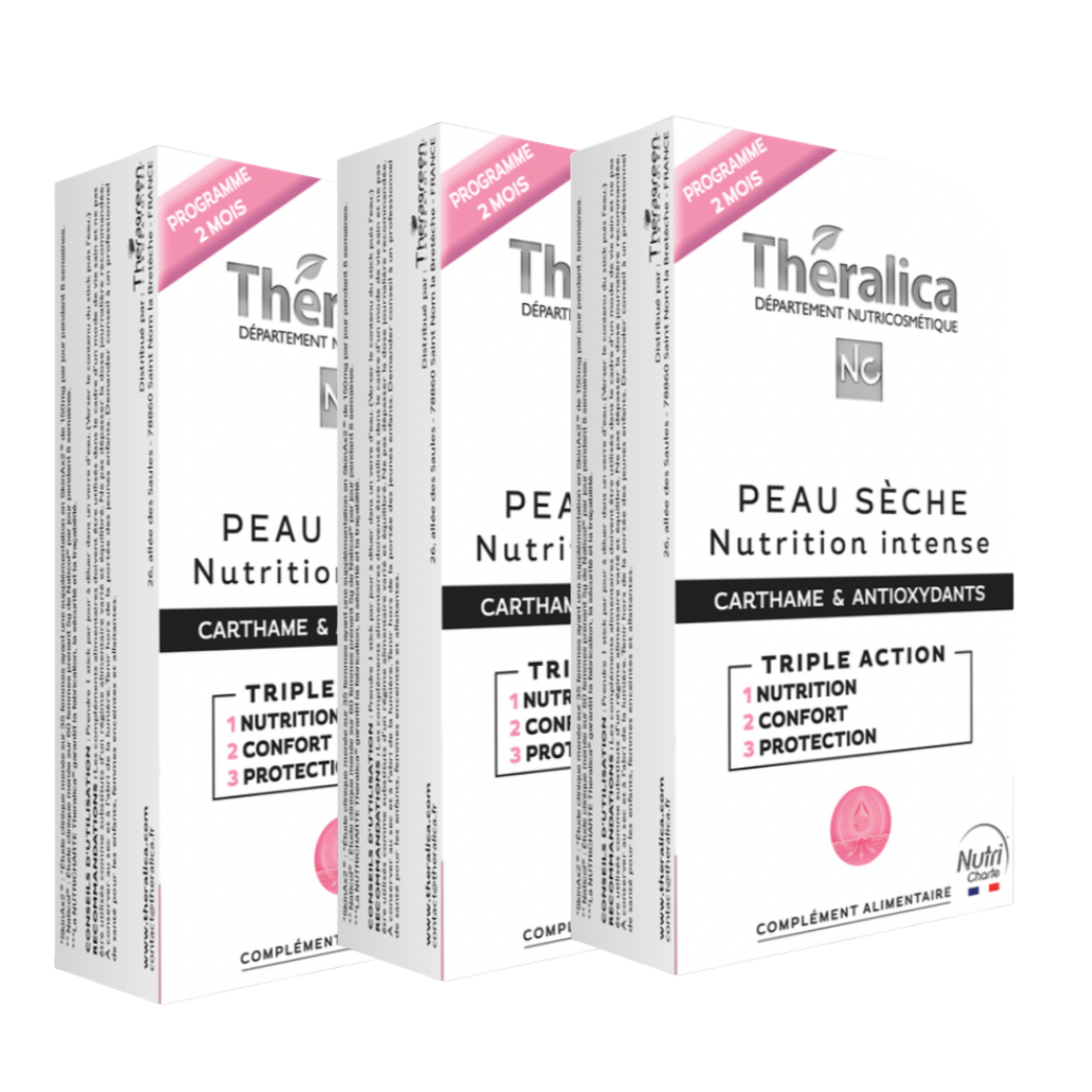 Peau Sèche Nutrition Theralica — formule nutricosmétique laboratoire français — 60 capsules