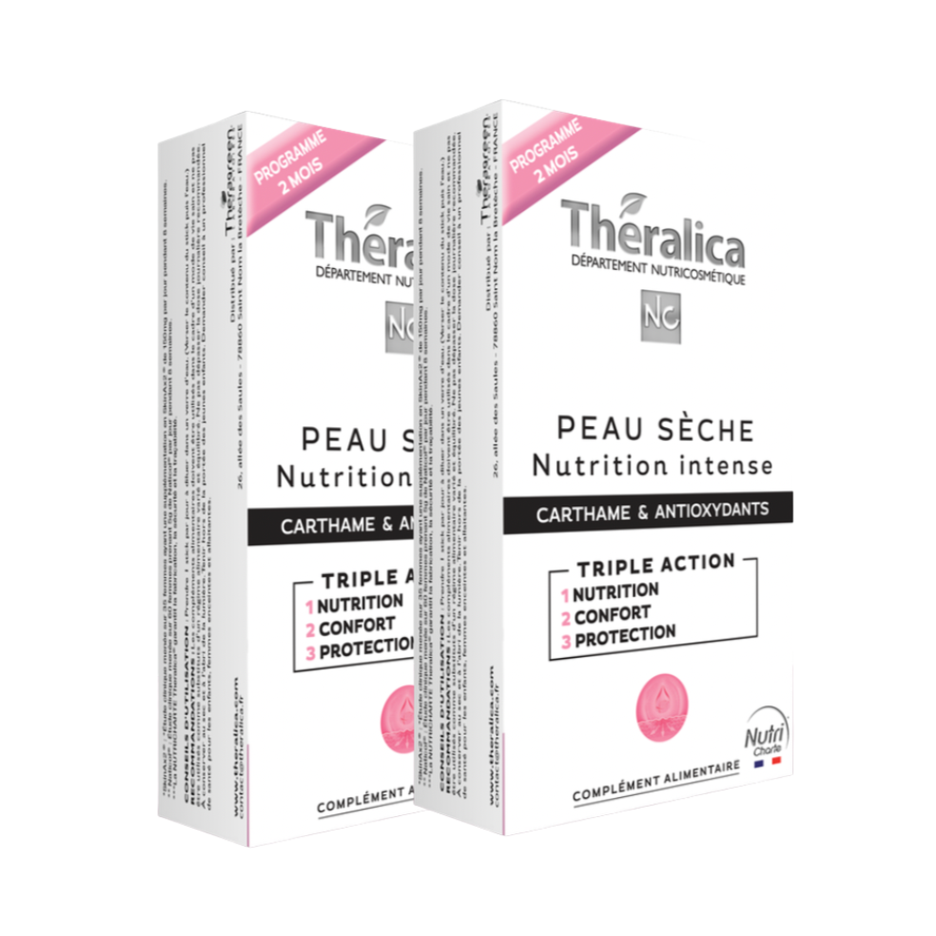 Peau Sèche Nutrition Theralica — peau nourrie souple et hydratée de l'intérieur — 60 capsules