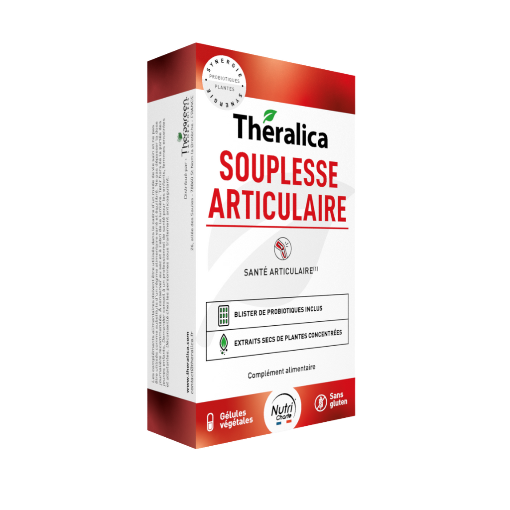 Souplesse Articulaire Theralica — complément alimentaire confort articulaire et mobilité — 30 gélules