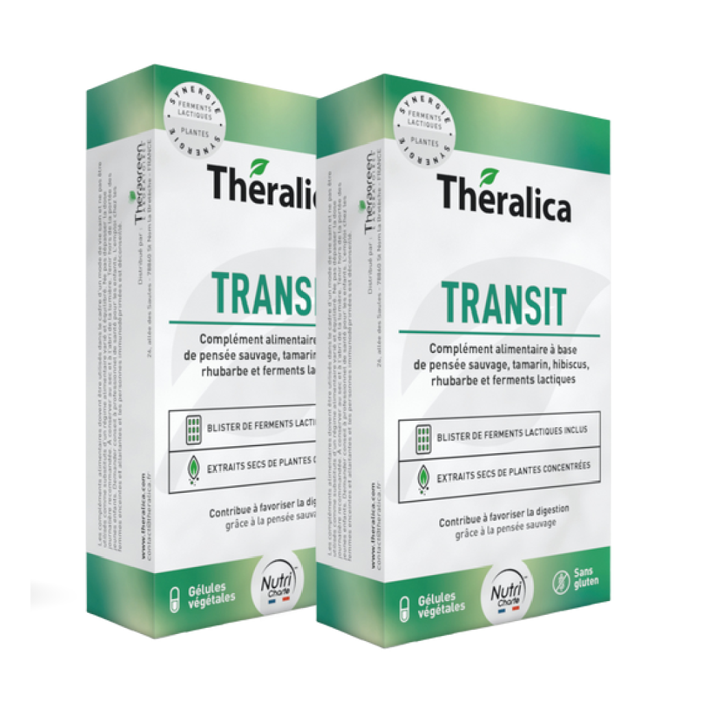 Image 4 : Transit Theralica — composition actifs naturels transit — 30 gélules

