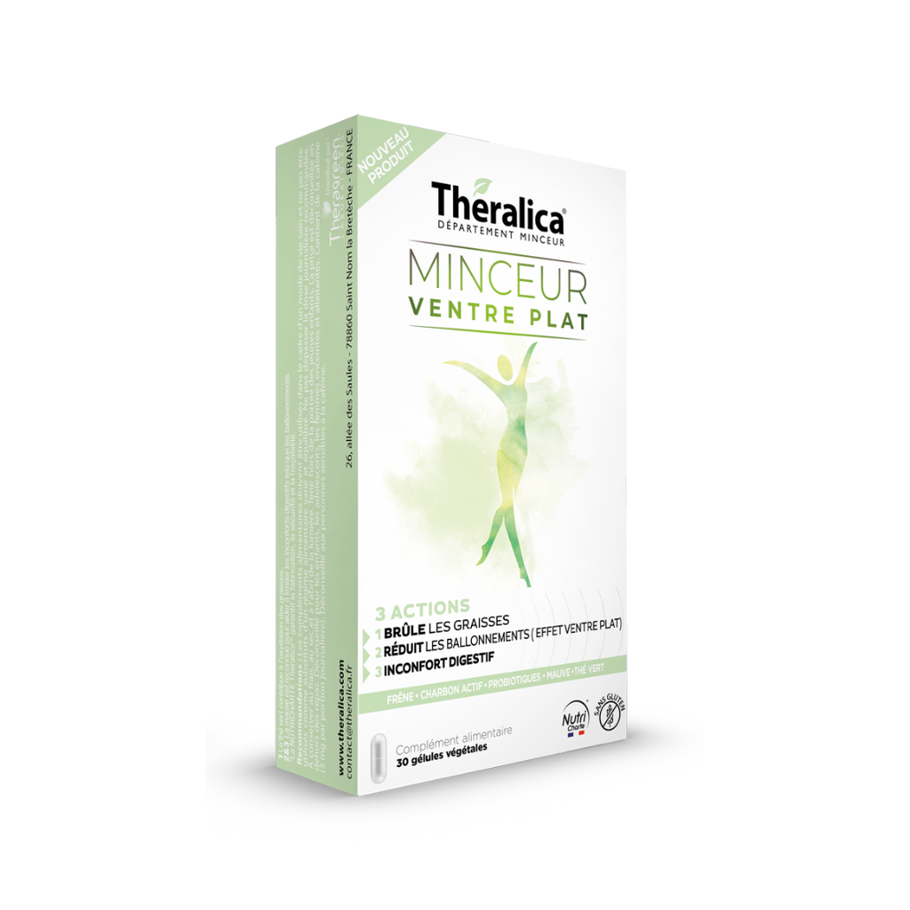 Minceur Ventre Plat Theralica — complément alimentaire ventre plat et ballonnements — 30 gélules
