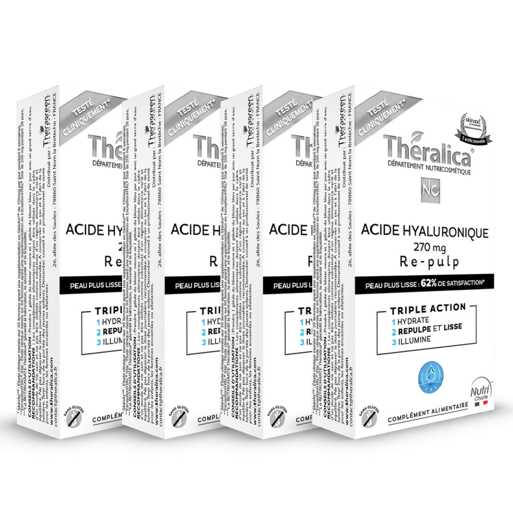 Acide Hyaluronique RE-PULP - 30 gélules - Theralica