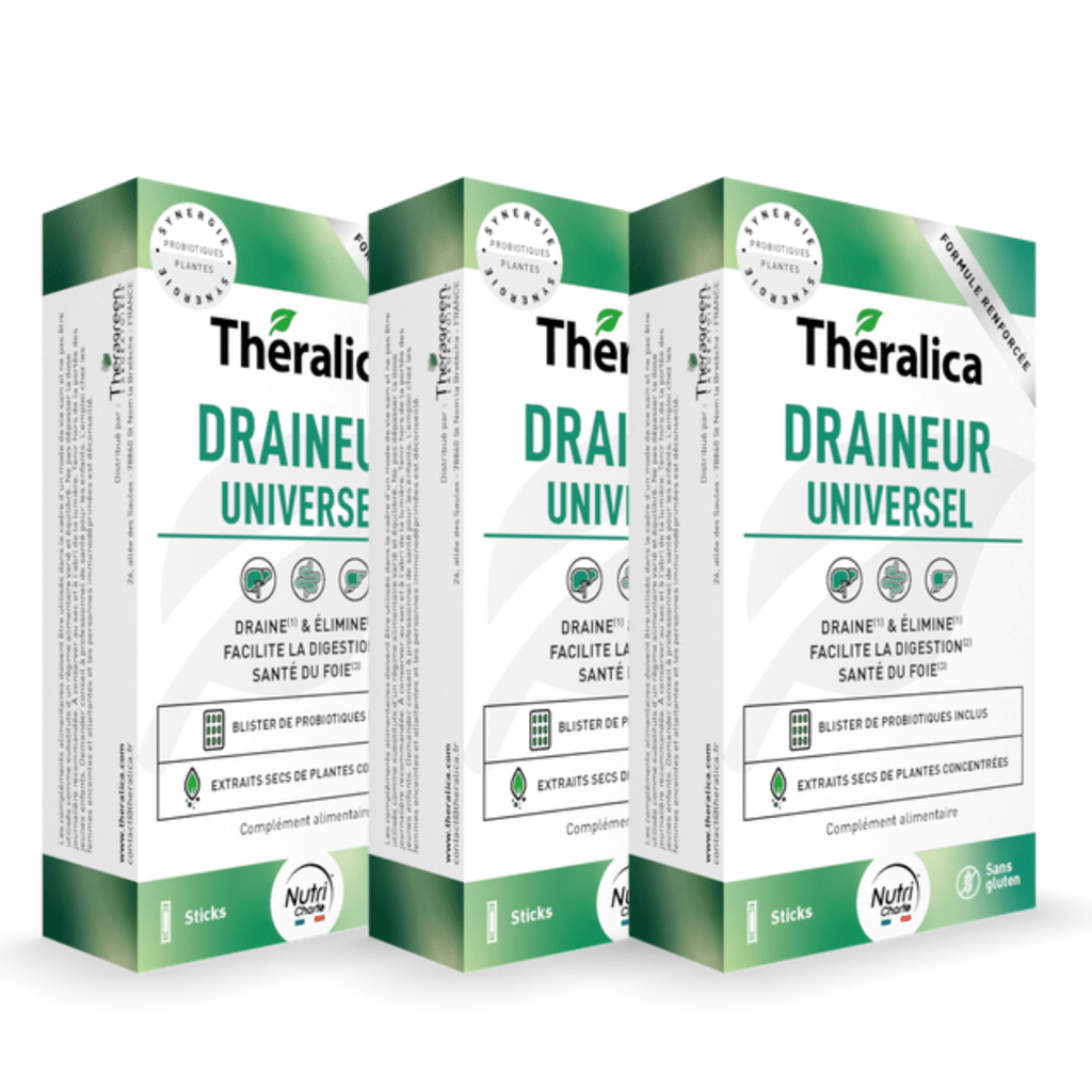 Draineur universel -15 sticks et 15 gélules - Theralica