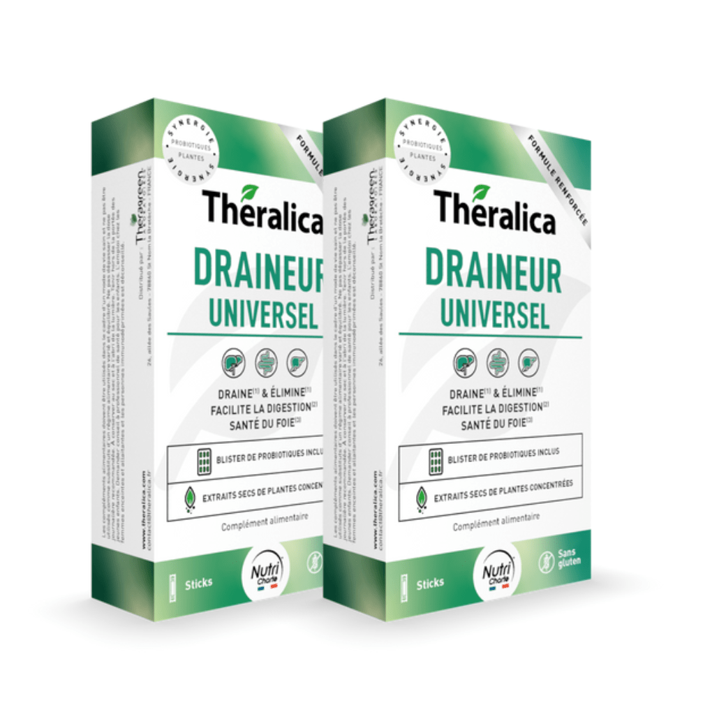 Draineur universel -15 sticks et 15 gélules - Theralica