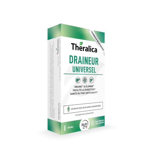 Complément alimentaire Draineur Universel Theralica - pour soutenir l'équilibre digestif
