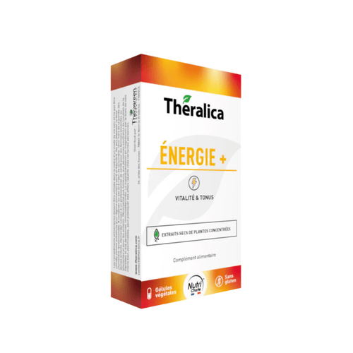 Complément alimentaire Énergie+ Theralica aux vitamines B et magnésium contre la fatigue