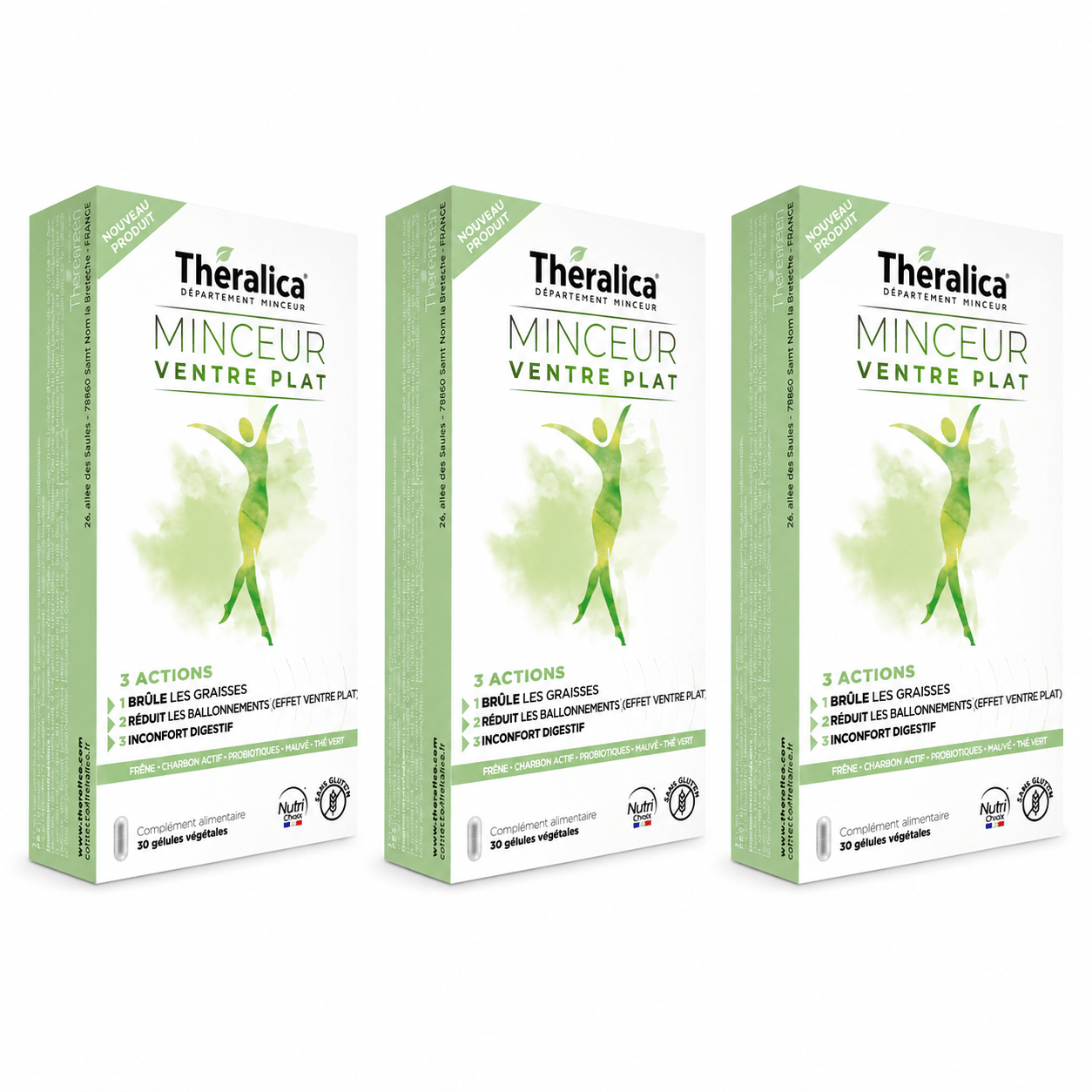 Minceur Ventre Plat -30 gélules - Theralica