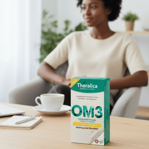 Complément alimentaire Oméga 3 Theralica riche en EPA et DHA pour la fonction cardiaque