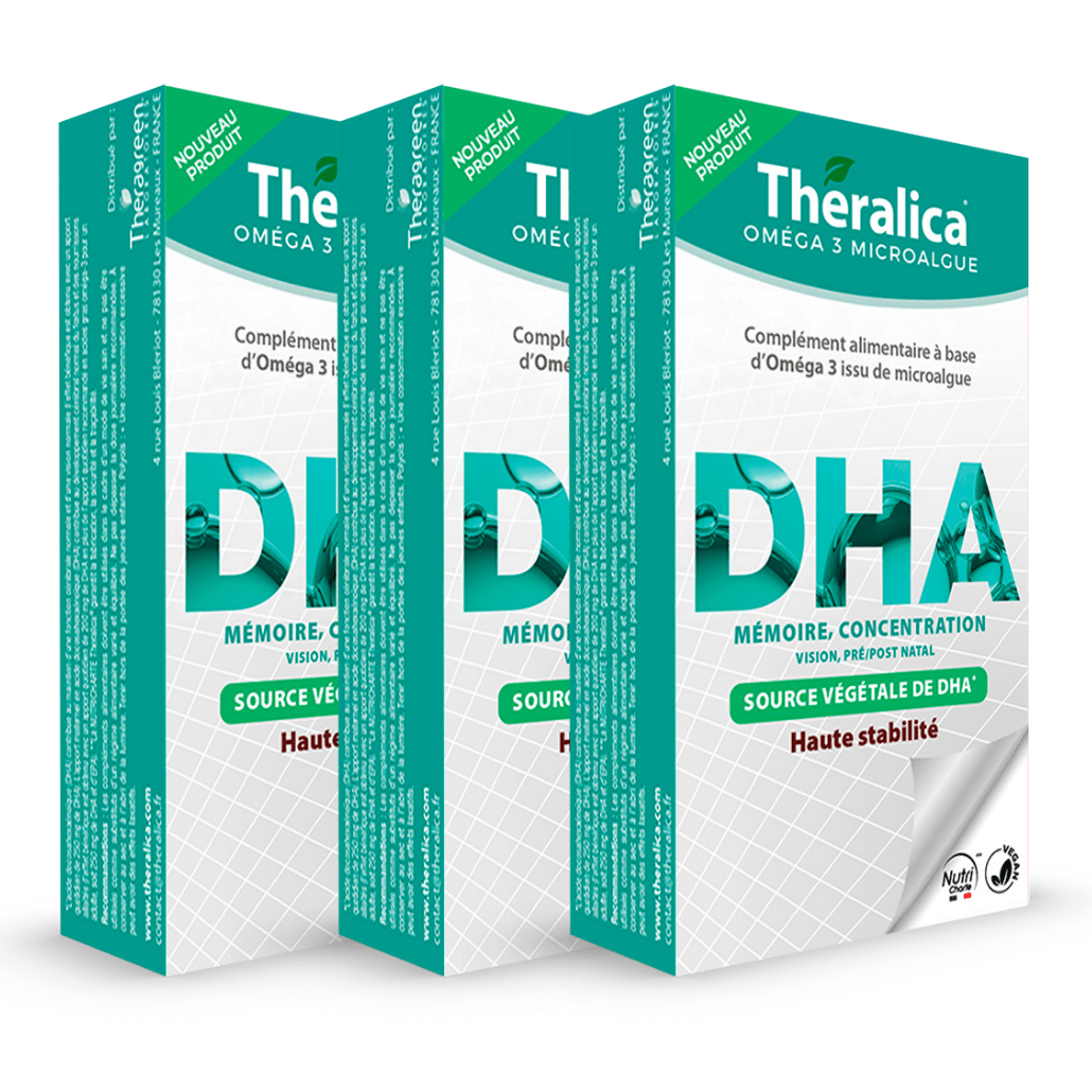 Oméga 3 Microalgue - 30 capsules - Theralica