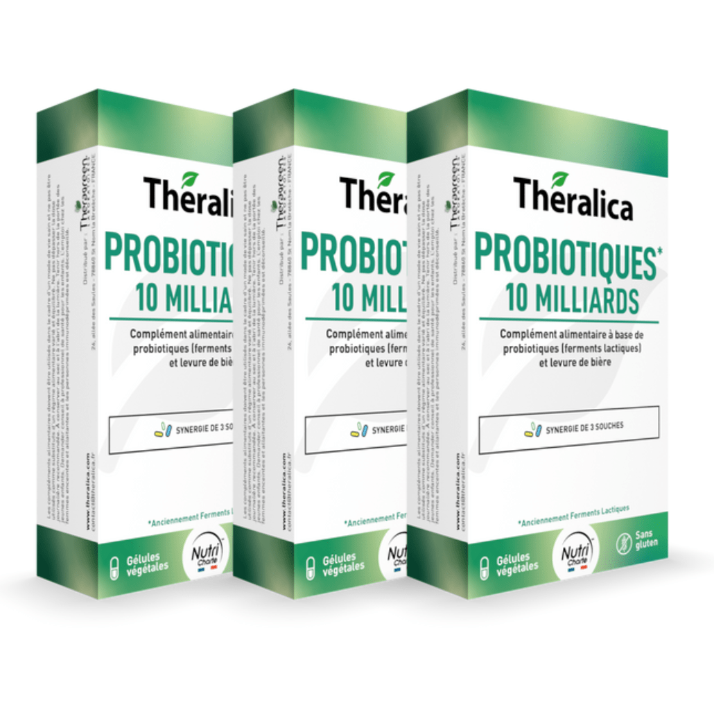 Probiotiques 10 milliards - 30 gélules - Theralica