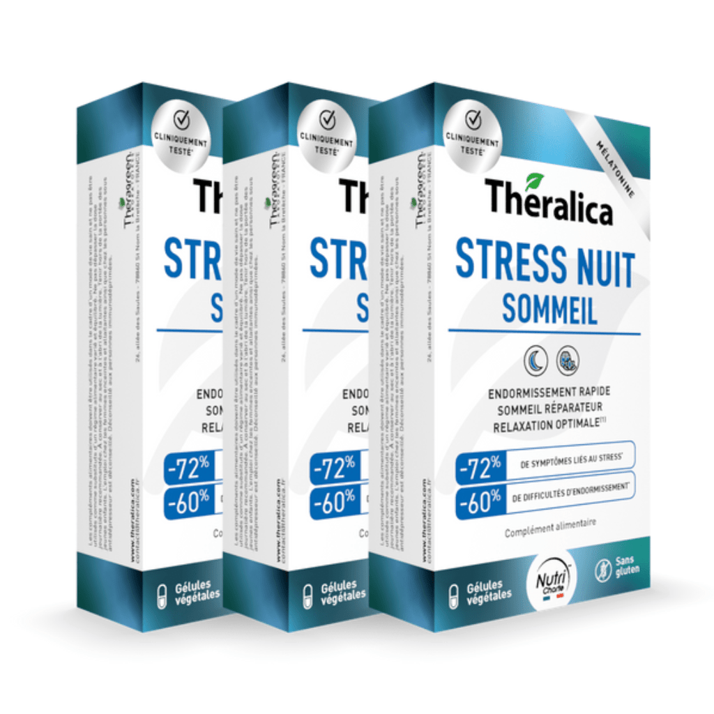 Stress nuit sommeil - 30 gélules - Theralica