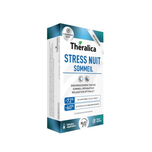 Stress nuit sommeil - 30 gélules - Theralica
