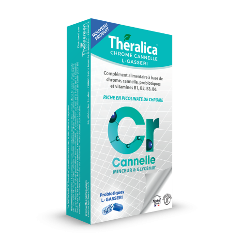 Chrome CR Cannelle Theralica — complément alimentaire glycémie et envies de sucre — 30 gélules