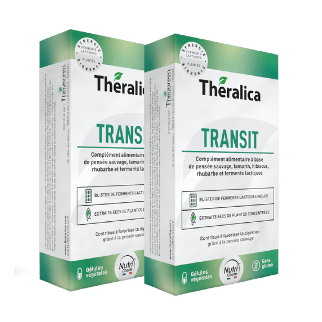 Transit Theralica — composition actifs naturels transit — 30 gélules