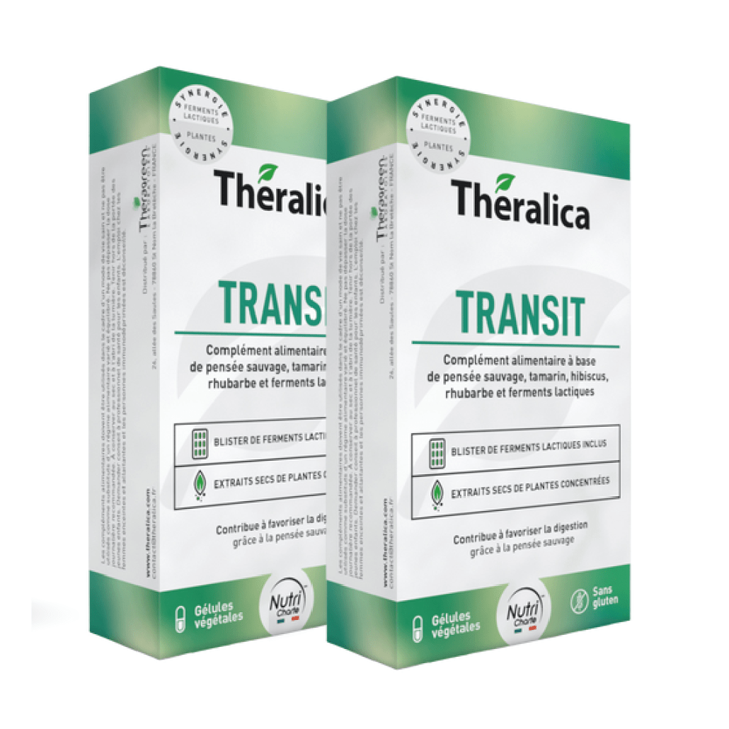 Transit Theralica — composition actifs naturels transit — 30 gélules