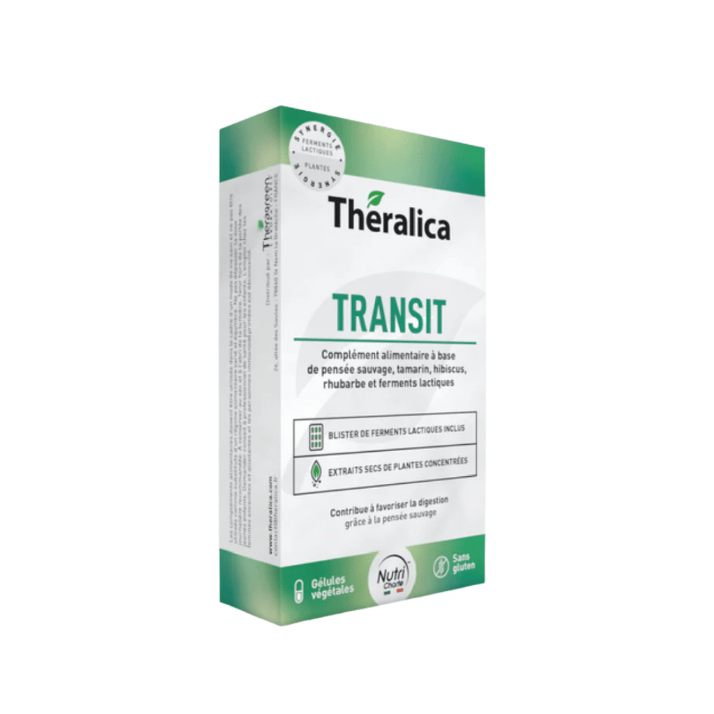 Complément alimentaire Transit Theralica pour un transit régulier