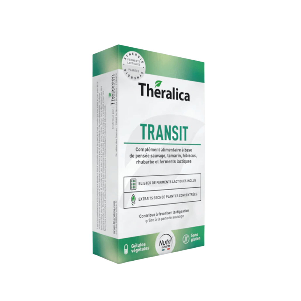 Complément alimentaire Transit Theralica pour un transit régulier
